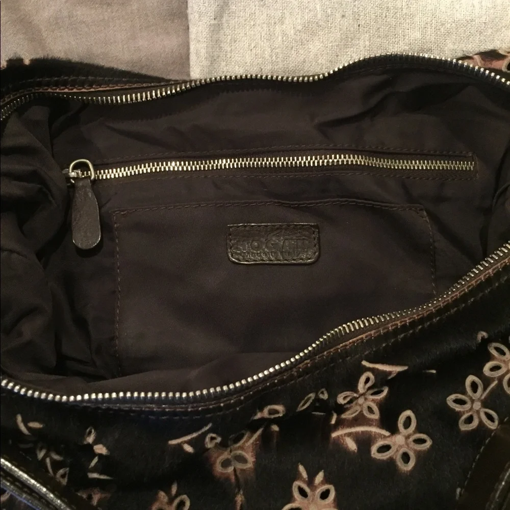 Vintage Hogan Brown Pony Hair Hobo Shoulder Bag
